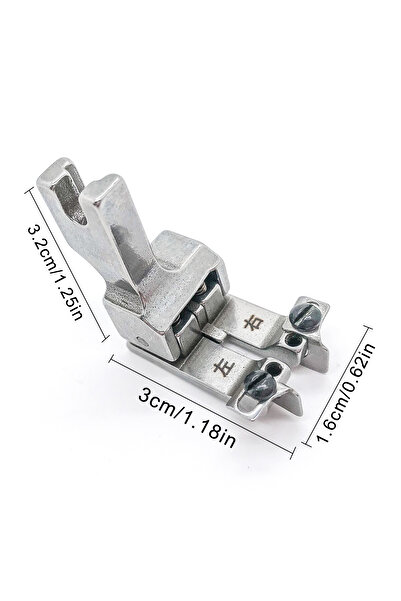 Choice 1 قطعة قدم ضغط قابلة للتعديل لآلة الخياطة المسطحة مع تحكم في الارتفاع ...