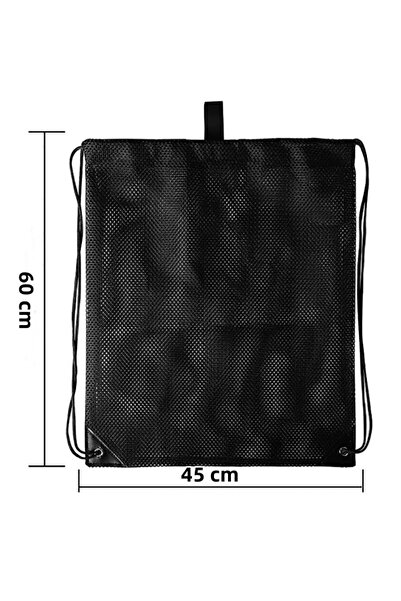 Choice M 45x60 cm Drawstring Mesh Backpack Bags Heavy Duty Multifunction Bag ...