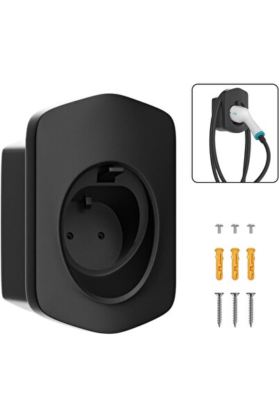 Generic حامل شاحن EVPEIWE من النوع 2، منظم كابلات شحن EV مثبت على الحائط