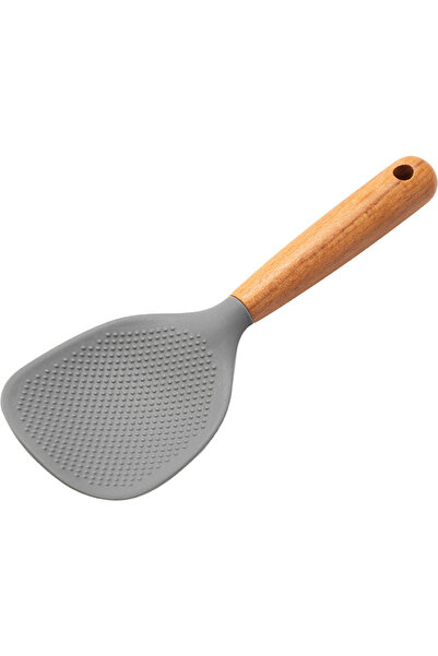 Choice Grey 1Pcs Silicone Rice Spoon Heat-resistant Food Grade Silicone Rice Shovel Non-stick Rice Cooker K