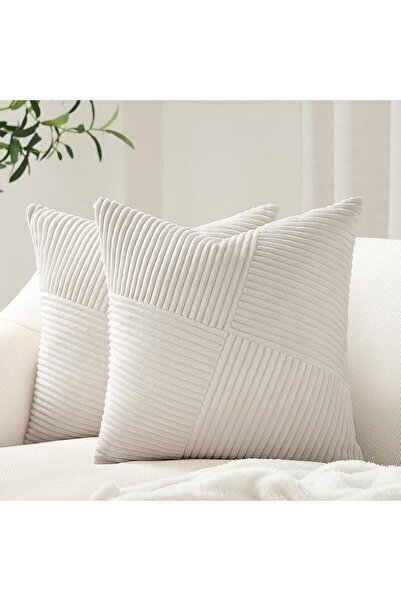 Choice 45x45 سم 1 قطعة بيج 2025 غطاء وسادة زخرفي جديد لربيع 2025 قماش قطني بوهو طاحونة هوائية مزخرف