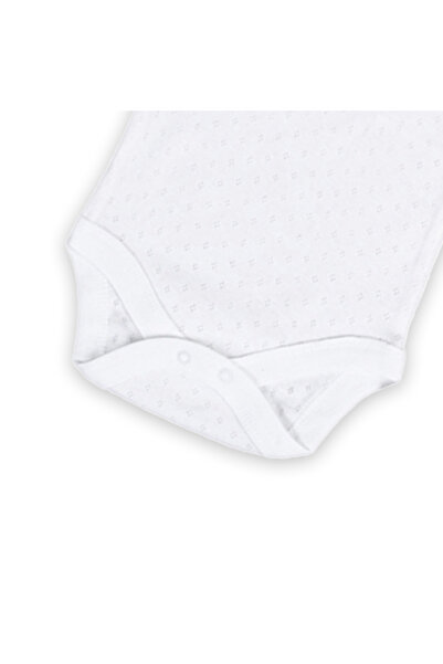 Novibaby 3-Piece Rope Strap Baby Undershirt Bodysuit Cotton Snap Fastener Newborn Child 0-36 Months, Flexible Fit