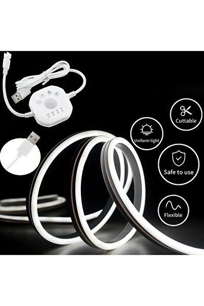 Choice 5 م شريط إضاءة أبيض متدفق LED مستشعر حركة ضوء داخلي تحت السرير أضواء ت...