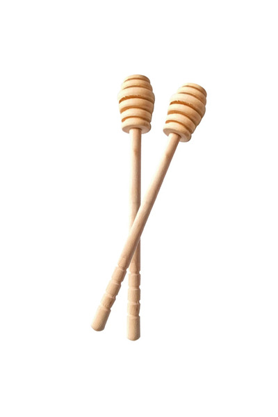 Choice 2Pcs 50/2/1PCS Dessert Spoon Honey Stir Bar Honey Spoon Mixing Handle Jar Spoon Wooden Honey Spoon C