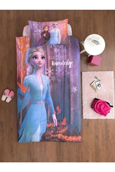 ÖZBİLEK طقم غطاء لحاف مفرد من ديزني فروزن نيتشر