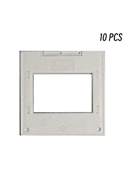 Choice 5x5cm White-10 Pcs 135 Reversal Film Frame Plastic Magic Lantern Film Vintage Film Frame for 135 Fil