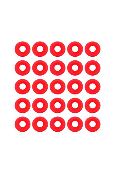 Choice 25 قطعة من حشوات غسالات Grolsch المصنوعة من السيليكون باللون الأحمر لز...