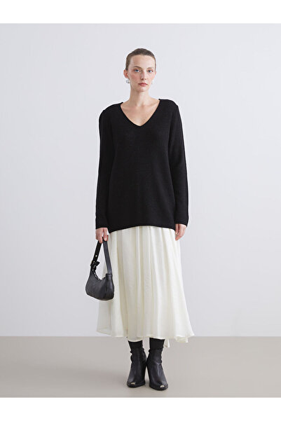 LC Waikiki V-Neck Women's Knitwear Sweater