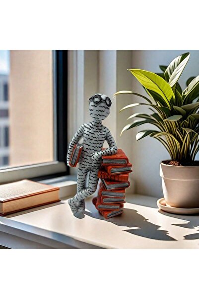 Choice تماثيل قارئ حديثة بسيطة من الراتنج الأبيض، فن تجريدي فاخر، هدايا إبداع...