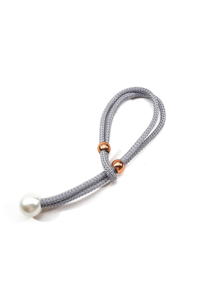 Choice أربطة ستائر رمادية لؤلؤية، أربطة ستائر لؤلؤية، مثبتات زخرفية، أربطة ست...