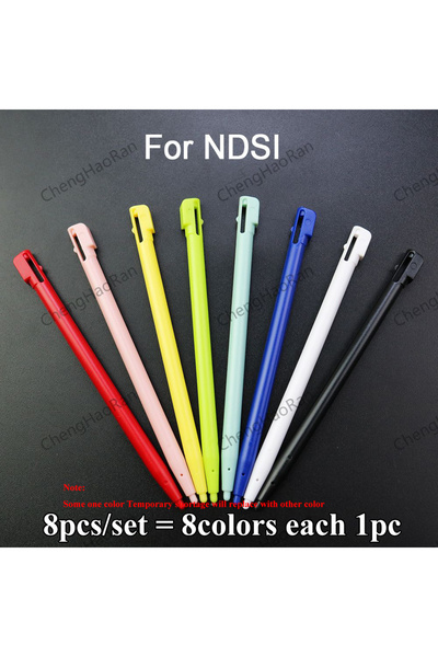 Choice 8 colors for ndsi 1Set 5-12pcs Plastic/Metal Touch Screen Stylus Pen Game Console Pen for NDSL NDSi