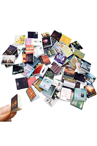 Choice 100 قطعة من مجسمات الدمى الصغيرة العشوائية، كتب كلاسيكية صغيرة قابلة ل...