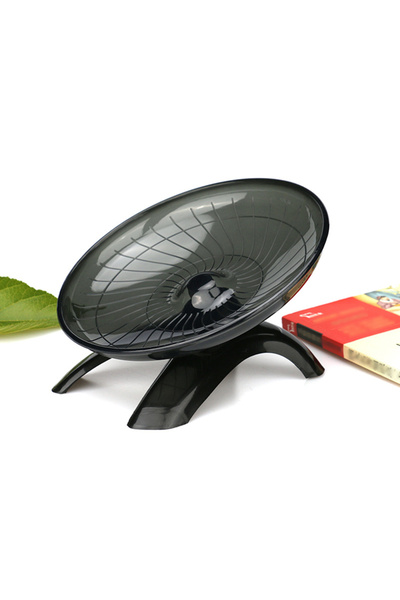 Choice عجلة تمرين سوداء 1PC Flying Saucer Silent Running Exercise Wheel للهام...