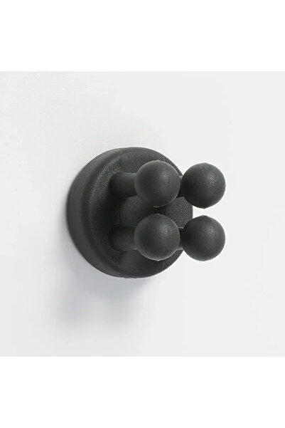 Choice 1 قطعة حامل فرشاة أسنان من السيليكون الأسود مع خطاف مقاوم للماء وملصق ...