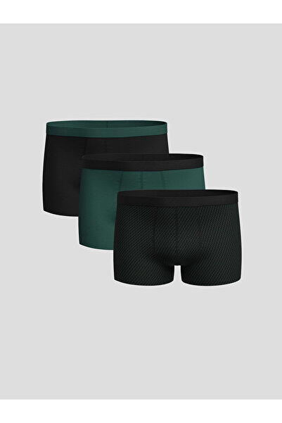 LC Waikiki Sparkling Selections from Shining Store | Standard Mold Cotton Flexible Men's Boxer 3-Pack