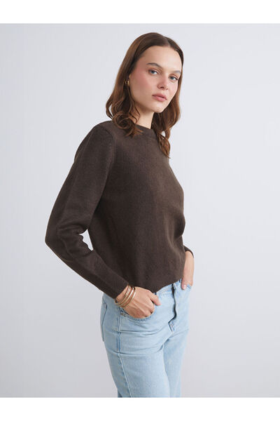 LC Waikiki Alegeri strălucitoare de la Shining Store |   Pulover de tricotat pentru femei cu gât crew