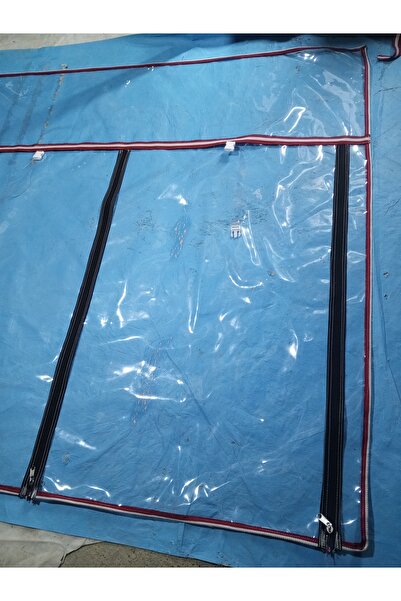 CNC Ser branda şeffaf kamelya balkon kapama fermuarlı tokalı kuş gözlü 200#300 özel tasarım