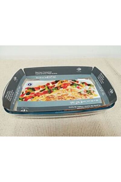 Crf Home Rectangular heat-resistant dish CRF Home, borosilicate glass, 32x20 cm, Transparent