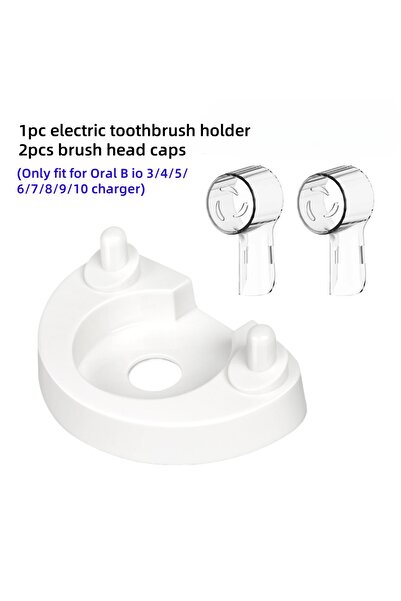 Choice حامل وغطاء حامل فرشاة أسنان حامل فرشاة أسنان كهربائية Oral-B IO فقط حا...
