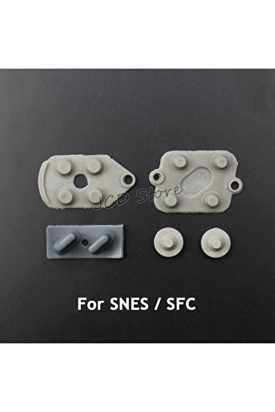 JCD For SNES 2set Rubber Conductive Buttons For NES/ FC /SNES / SFC /Wii PAD /N64/ NGC /Sega Saturn