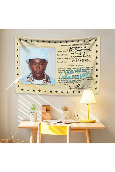 Choice 90x150 سم wjr205008 تايلر العلم الأمريكي ذا كريتور نسيج مغني الراب ديكور منزلي معلق على الحائط