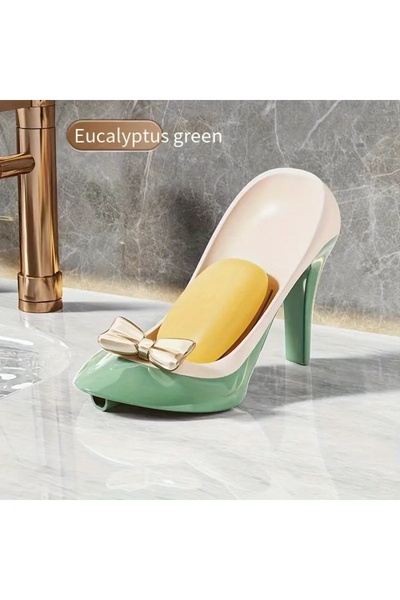 Choice صابونة خضراء مبتكرة ذات تصميم حذاء بكعب عالٍ مع كوب شفط عالمي مناسب لل...