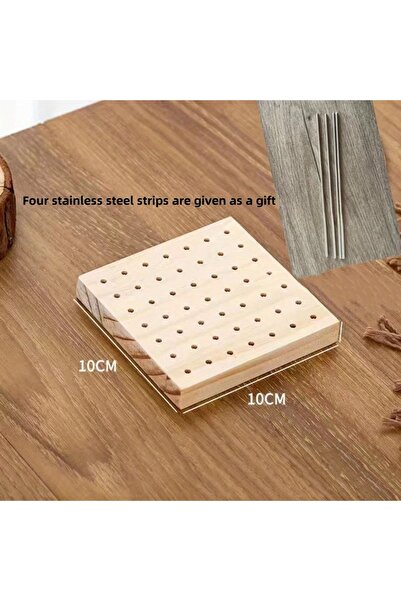 Choice1 10-10cm Crochet Block Plate, Block Plate for Crochet Weaving, Bamboo ...