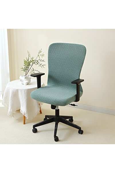 Choice A6 كرسي مكتب غطاء 1 قطعة T جاكارد كرسي مكتب أغطية مرنة كرسي كمبيوتر غط...