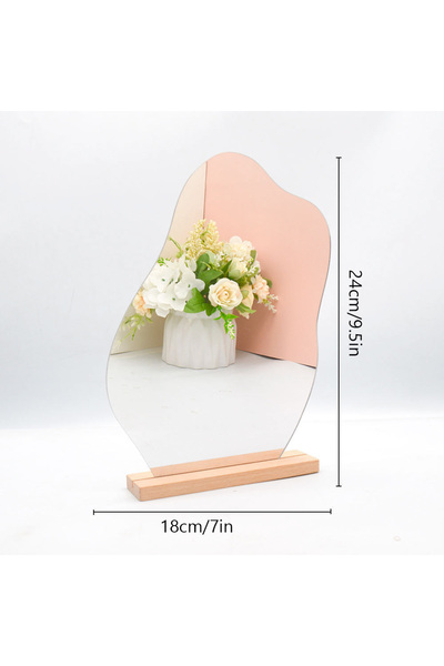 Choice SW87169-01 مرآة أكريليك غير منتظمة لتزيين المنزل DIY مكتب الماكياج زخر...