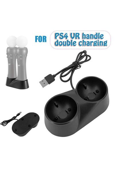 Choice Black Controller Charging Dock Station Stand For Playstation PS3 PS4 Move Quad Charger For PS3 PS4 V