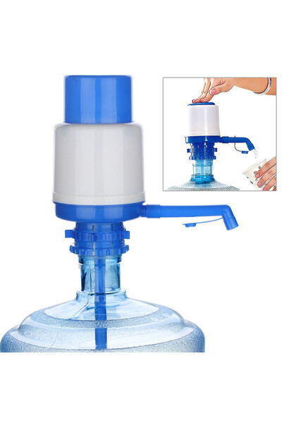Choice موزع يدوي أزرق لزجاجة المياه المضخة اليدوية غلاية منزلية موزع مياه للت...