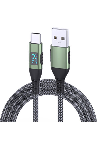 Choice 1 متر 1 قطعة كابل LAIHONEN 60W USB إلى USB من النوع C 60W سلك شاحن سريع الشحن شاشة LED لـ Xia