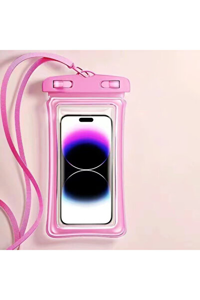 Choice Pink Waterproof Phone Pouch, IPX8 Waterproof Phone Case Bag Beach Esse...