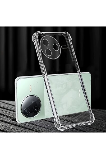 Choice جراب شفاف لهاتف Poco F7 Pro مصنوع من السيليكون الحراري المرن للغاية، م...