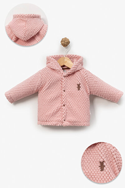 Bebitof Embossed Little Ones Patterned Wellsoft Cardigan