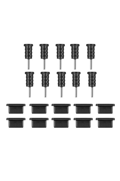 Choice UKCOCO 10 أزواج من الأغطية الواقية من نوع USB C وأغطية منافذ السيليكون...