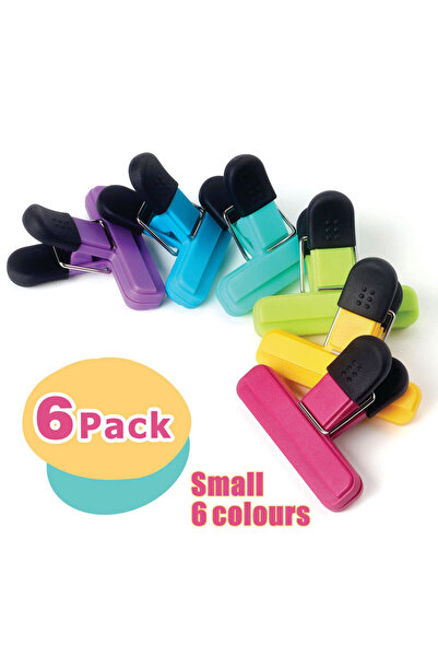 Choice1 6 Pcs 6 Pcs Plastic Heavy Seal Grip Bags Clips Multi-Purpose Bag Grip...