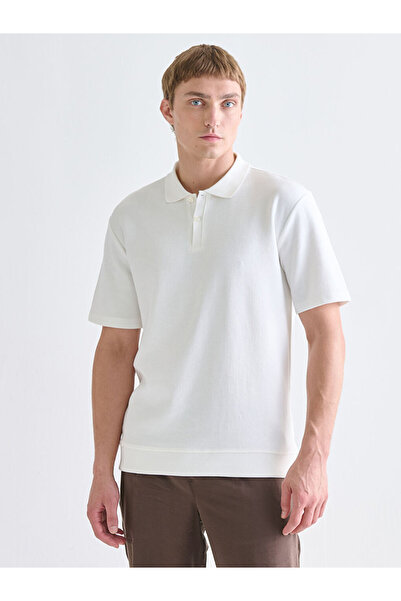 LC Waikiki تي شيرت رجالي بياقة بولو من إكرو