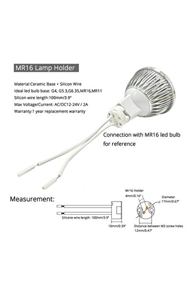 Choice MR16 5 قطع/مجموعة GU10 MR11 G4 GU5.3 GY6.35 MR16 مع مشبك حامل لمبة LED مقبس هالوجين فخار و