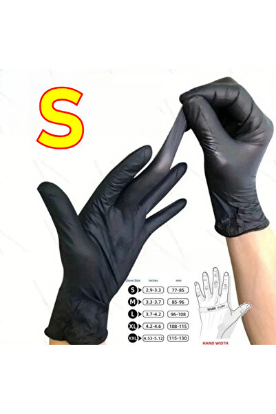 Choice 50 قطعة S-22x8 سم قفازات مقاومة للماء من النتريل يمكن التخلص منها قفاز...