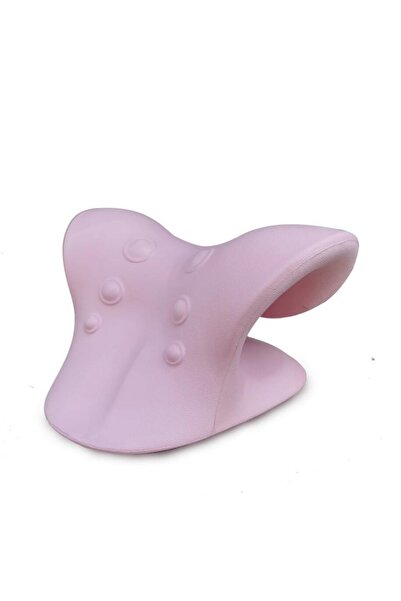 Choice وسادة تدليك عنق الرحم الوردية، جهاز شد الرقبة والكتف، جهاز استرخاء الع...