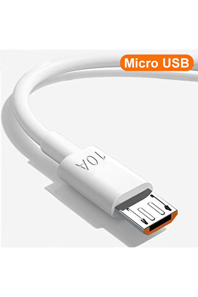 Choice USB-A إلى Micro USB 1.5 م أبيض NNBILI كابل Micro USB عالمي 10A سرعة شحن سريع كابل USB لـ