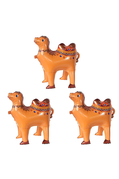 Choice 70x65 سم كما في الصورة 3 قطع 4D بالونات ألباكا جمل فويل بالونات حيوانا...