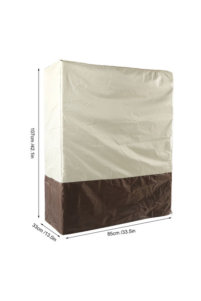 Choice 85x33x107 سم غطاء سرير قابل للطي 210D قماش أكسفورد مقاوم للغبار ومقاوم...