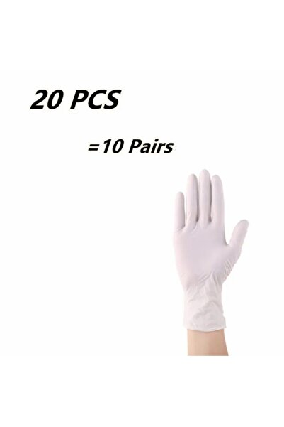 Choice8 Kids Size Kids White 20PCS Kids Nitrile Disposable Gloves for 6-15 Ye...