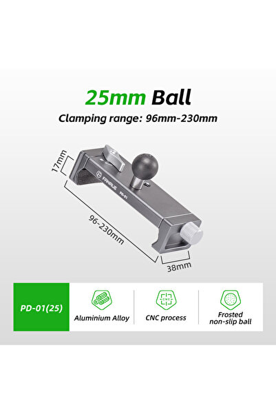 Choice PD-01 FANAUE Aluminum Tablet Holder Clamp Tripod Adjustable Stand for ...