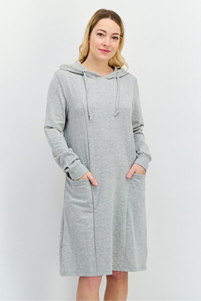 Tiana B Women Heather Sweater Dress, Grey