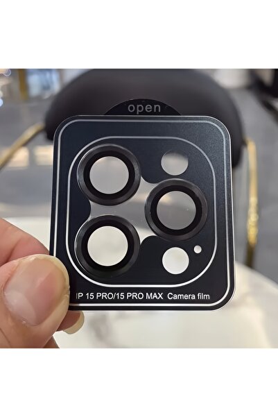 Choice iPhone 15 Pro max Black Precise Positioning Metal Camera Lens Film For iPhone 16 15 14 13 12 Pro Max