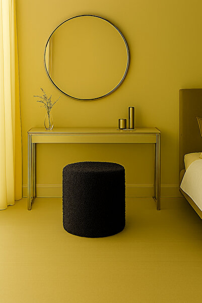 eda hacıoğlu edam bedding group Yumuşak Teddy Peluş Kumaş Silindir Bench Puf ...