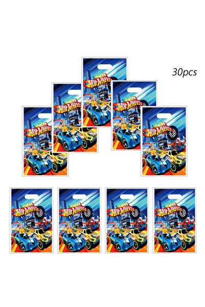 Miniso 25x16.5cm 30pcs 30pcs Hot Wheels Birthday Party Decorations，Hot Wheels Gift Bags，Hot Wheels Candy Ba